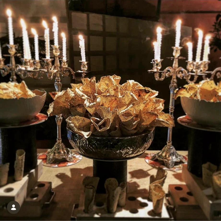 A candlelit beginning.